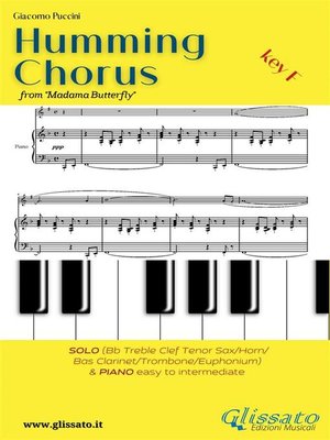 cover image of Humming Chorus-- Low Bb Solo instr. and Piano (Key F)